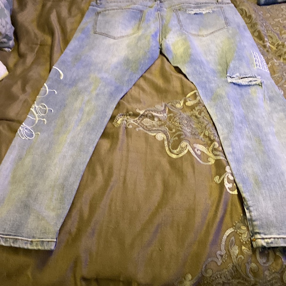 Next lvl high jeans off white size 40 - Picture 7 of 7